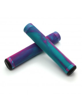 Грипсы LDR 160 мм фиолетово-бирюзовый