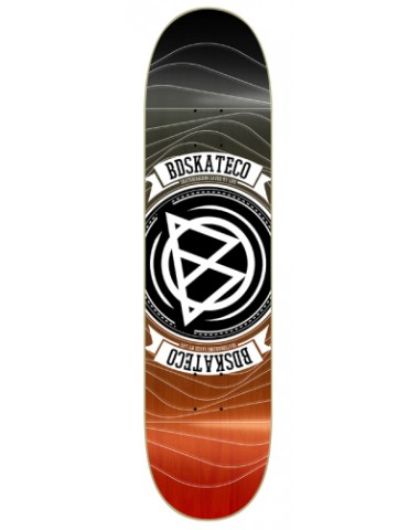 ДЕКА BD waves 3 black/orang 8x31.75 для скейтборда