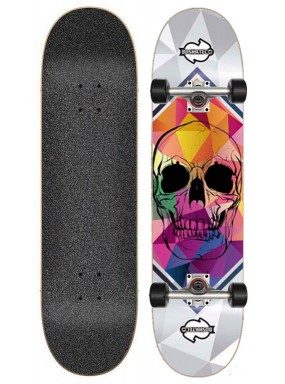 Скейтборд в сборе BD Complete  Skull white 8x31.75