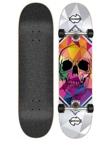 Скейтборд в сборе BD Complete  Skull white 8x31.75 Трюковый для детей / подростков