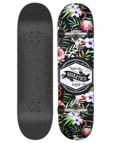 Скейтборд в сборе BD Deck Tropical Flamingo 8x31.75 Трюковый для детей / подростков Скейтборд в сборе BD Deck Tropical Flamingo 8x31.75 Трюковый для детей / подростков