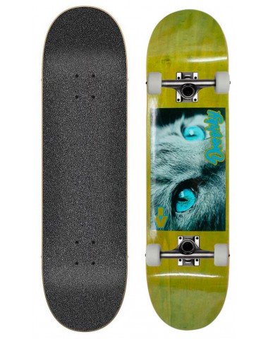 Скейтборд в сборе Droshky Cat Eye Series Blue-Green background 8x31.75 Трюковый для детей / подростков