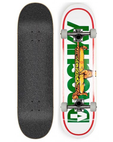 Скейтборд в сборе Droshky Surrealism Series Hot Dog 8X31.75 Трюковый для детей / подростков