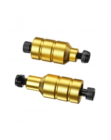 Пеги модель B передняя+ задняя золотые для трюкового самоката