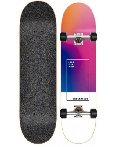 Скейтборд в сборе BD Holographic - Pink - 8x31.75 Трюковый для детей / подростков