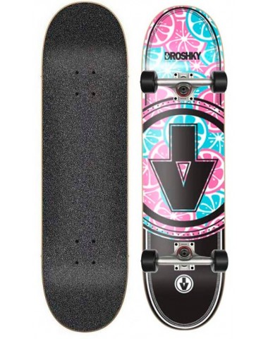 Скейтборд в сборе Droshky Deck New Logo Series Citrus 8x31.75 Трюковый для детей / подростков