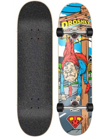 Скейтборд в сборе Droshky Old Superhero Series Old Man 8x31.75 Трюковый для детей / подростков