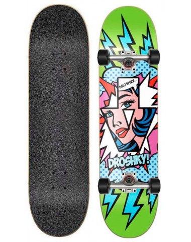 Скейтборд в сборе Droshky POP Art Series POW 8x31.75 Трюковый для детей / подростков