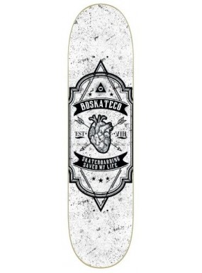 ДЕКА BD Heart White 8.0x31.75 ДЕКА BD Heart White 8.0x31.75