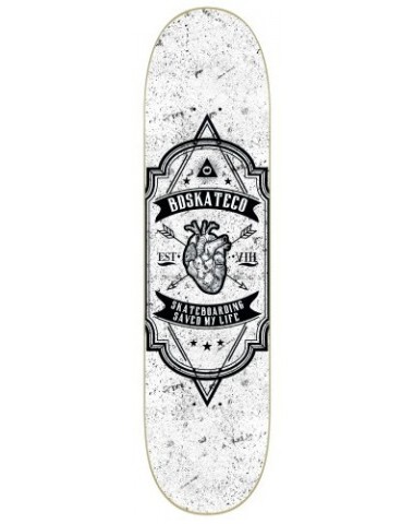 ДЕКА BD Heart White 8.0x31.75 для скейтборда