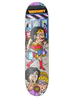 ДЕКА Droshky Old Superhero Series Wonder Shopping Woman 8x31.75 ДЕКА Droshky Old Superhero Series Wonder Shopping Woman 8x31.75