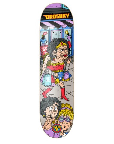 ДЕКА Droshky Old Superhero Series Wonder Shopping Woman 8x31.75 для скейтборда ДЕКА Droshky Old Superhero Series Wonder Shopping Woman 8x31.75 для скейтборда