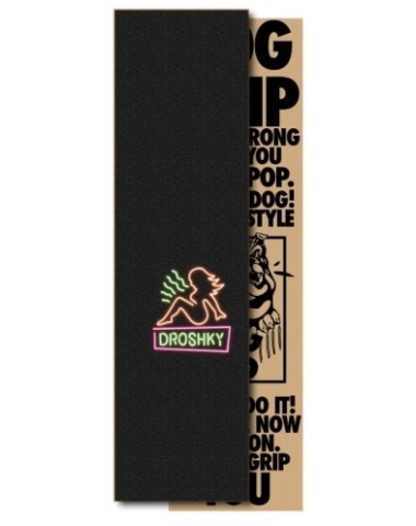 Шкурка Droshky Griptape Neon Series Late night show 9x33 для скейтборда / самоката