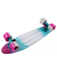 Миникруизер Multicolor 22"6" Abec 7 chrome pink sea blue Миникруизер Multicolor 22"6" Abec 7 chrome pink sea blue