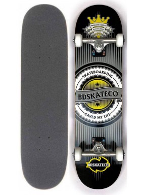 Скейтборд в сборе BD Complete BD Crown label black  - 8x31.75