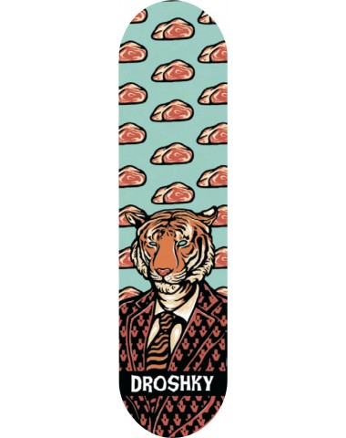 ДЕКА Droshky Deck Surrealism Series Tiger 8X31.75 для скейтборда