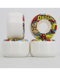 Комплект колес Droshky Wheel Old Superhero Series Old Man White Wheel 52mm 100A Round shape