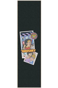 Шкурка Droshky Griptape Old Superhero Series Wonder Shopping Woman 9x33 для скейтборда / самоката