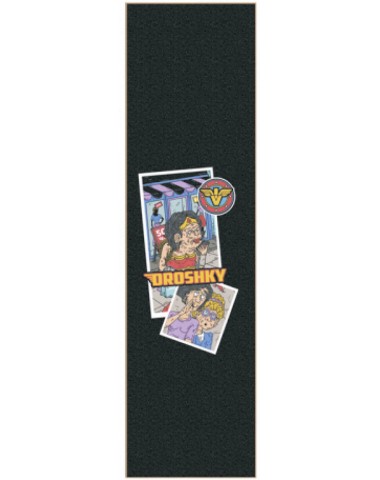 Шкурка Droshky Griptape Old Superhero Series Wonder Shopping Woman 9x33 для скейтборда / самоката Шкурка Droshky Griptape Old Superhero Series Wonder Shopping Woman 9x33 для скейтборда / самоката
