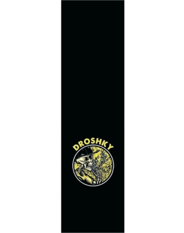Шкурка Droshky Griptape Smoke Yellow 9x33 для скейтборда / самоката