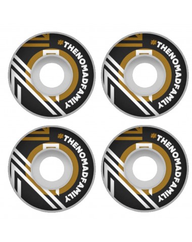 Комплект колес Nomad Wheels Hashtag Black 52mm Y shape для скейтборда