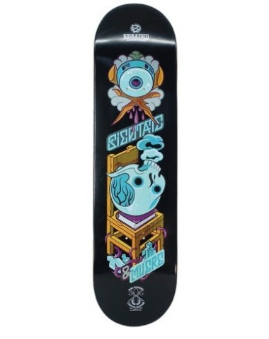 ДЕКА BD Mas Madera Series - Skull Black - 8X31.75 для скейтборда