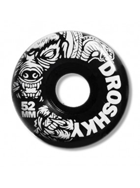 Комплект колес Droshky Wheel Badger Series Night Black Wheel 52mm 100A XB shape