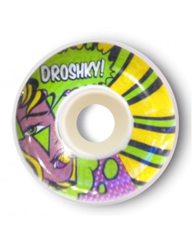 Комплект колес Droshky Wheel POP Art Series Lolipop White Wheel 52mm 102A - XB shape для скейтборда