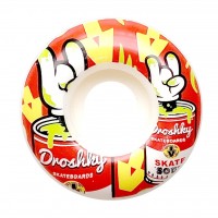 Комплект колес Droshky Wheel POP Art Series Mickey Soup Wheel 52mm 102A - XB shape для скейтборда