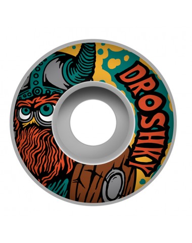 Комплект колес Droshky Wheel Minion Series Viking Warrior  52mm 100A Round shape для скейтборда