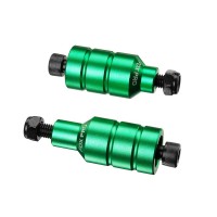 Пеги модель B передняя+ задняя зеленая для трюкового самоката