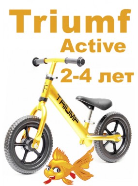 Беговел Алюминиевый Triumf AL1201 2019 золотой Беговел Алюминиевый Triumf AL1201 2019 золотой