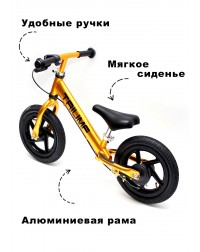 Беговел Алюминиевый Triumf Active AL-1201TW 2019 золотой Беговел Алюминиевый Triumf Active AL-1201TW 2019 золотой