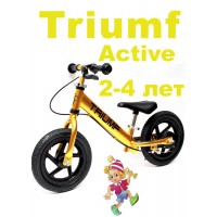 Беговел Алюминиевый Triumf Active AL-1201TW 2019 золотой
