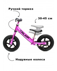 Беговел Алюминиевый Triumf Active AL-1201TW 2019 пурпурный Беговел Алюминиевый Triumf Active AL-1201TW 2019 пурпурный