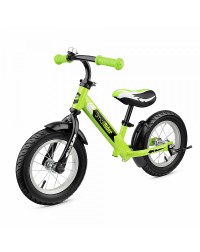 Легкий алюминиевый беговел с надувными колесами Small Rider Roadster 2 AIR (зеленый)