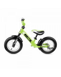 Легкий алюминиевый беговел с надувными колесами Small Rider Roadster 2 AIR (зеленый)