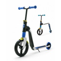 Детский беговел-самокат Scoot&Ride Highway Freak  (бело-синий)