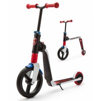 Детский беговел-самокат Scoot&Ride Highway Freak  (бело-красно-синий)
