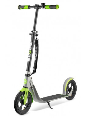 Самокат BLADE Sport Air Cross 230 mm, grey/green Самокат BLADE Sport Air Cross 230 mm, grey/green
