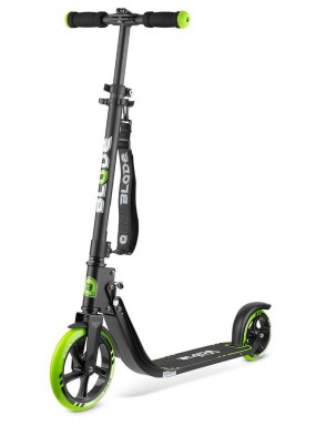 Самокат BLADE Sport PU V4 205+145, black/green Самокат BLADE Sport PU V4 205+145, black/green