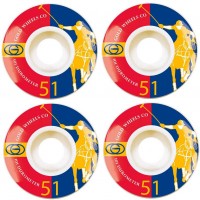Колёса GOLD WHEELS Karat Club (Red/Blue) 51 mm для скейтборда