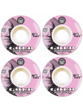 Колёса GOLD WHEELS New Money (Pink) 51 mm Колёса GOLD WHEELS New Money (Pink) 51 mm