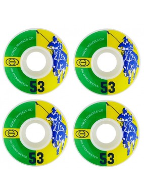 Колёса GOLD WHEELS Karat Club (Green/Yellow) 53 mm Колёса GOLD WHEELS Karat Club (Green/Yellow) 53 mm