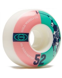Колёса GOLD WHEELS Karat Club (Pink/Teal) 52 mm