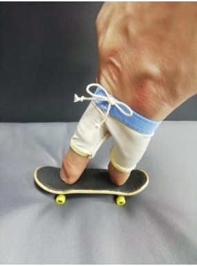 Шорты для фингерборда и фингерсамоката белый/синий Шорты для фингерборда и фингерсамоката белый/синий