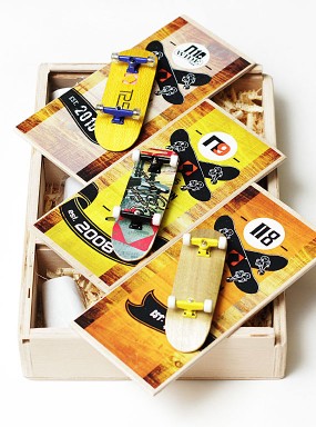 Фингерборд Турбо History 3 штуки в Боксе 84