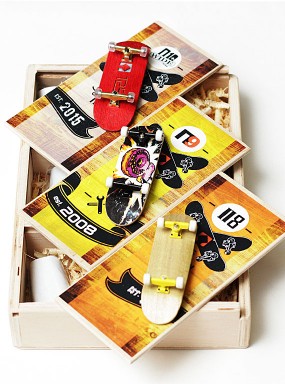 Фингерборд Турбо History 3 штуки в Боксе 90