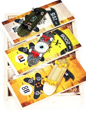 Фингерборд Турбо History 3 штуки в Боксе #72