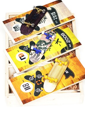 Фингерборд Турбо History 3 штуки в Боксе #73 Фингерборд Турбо History 3 штуки в Боксе #73